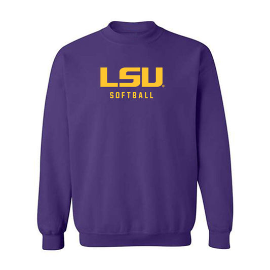 LSU - NCAA Softball : Cece Cellura - Classic Shersey Crewneck Sweatshirt-0