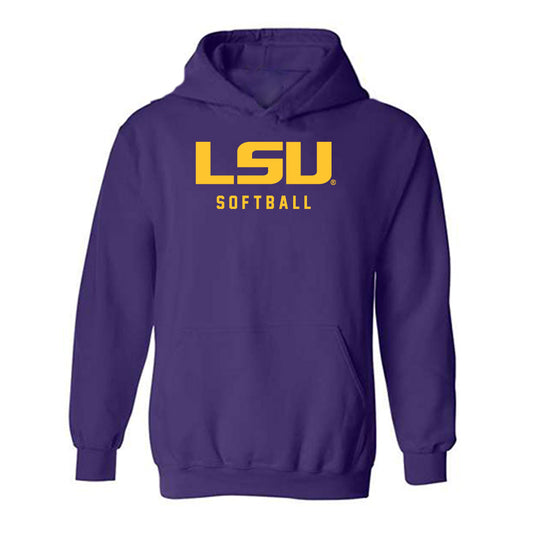 LSU - NCAA Softball : Maddox mckee - Classic Shersey Hooded Sweatshirt-0