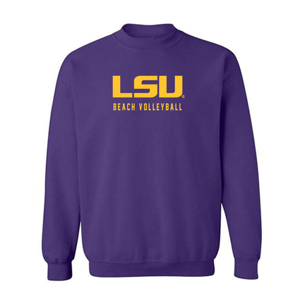 LSU - NCAA Beach Volleyball : Emily Meyer - Classic Shersey Crewneck Sweatshirt-0