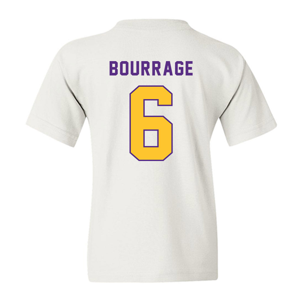 LSU - NCAA Women's Basketball : Divine Bourrage - Classic Shersey Youth T-Shirt-1