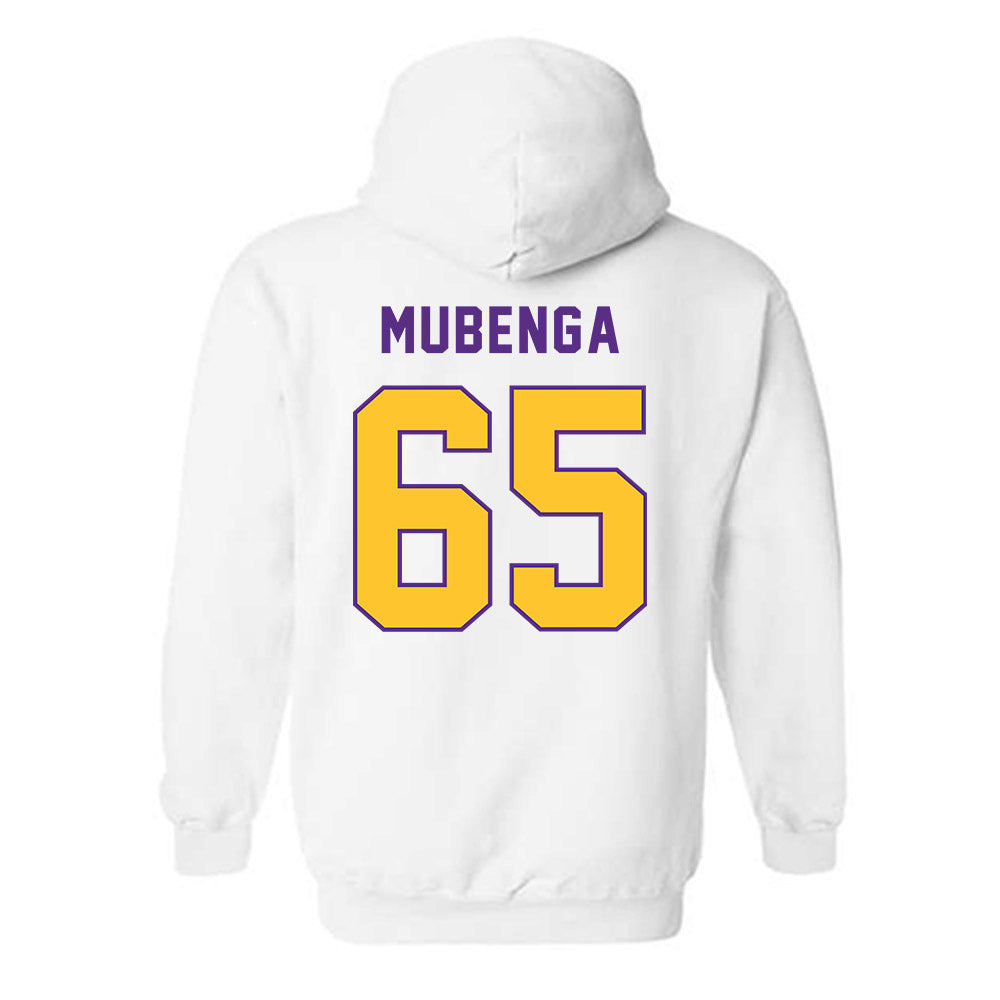 LSU - NCAA Football : Paul Mubenga - Classic Shersey Hooded Sweatshirt-1