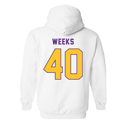 LSU - NCAA Football : Whit Weeks - Classic Shersey Hooded Sweatshirt-1