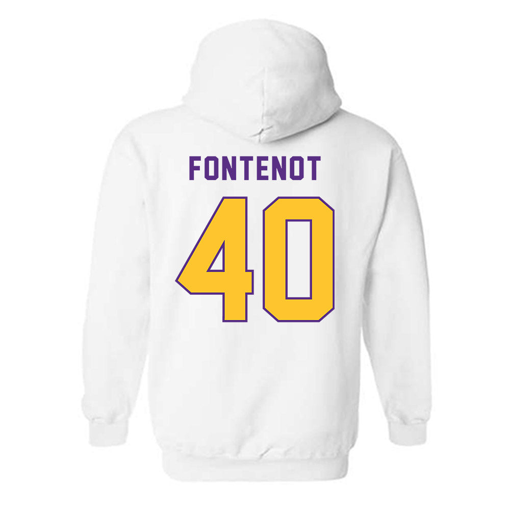 LSU - NCAA Baseball : Grant Fontenot - Classic Shersey Hooded Sweatshirt-1