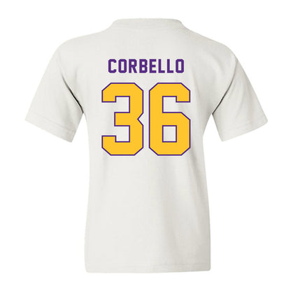 LSU - NCAA Football : Aidan Corbello - Classic Shersey Youth T-Shirt-1