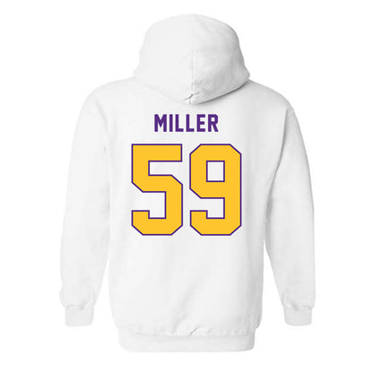 LSU - NCAA Football : Tyler Miller - Classic Shersey Hooded Sweatshirt-1