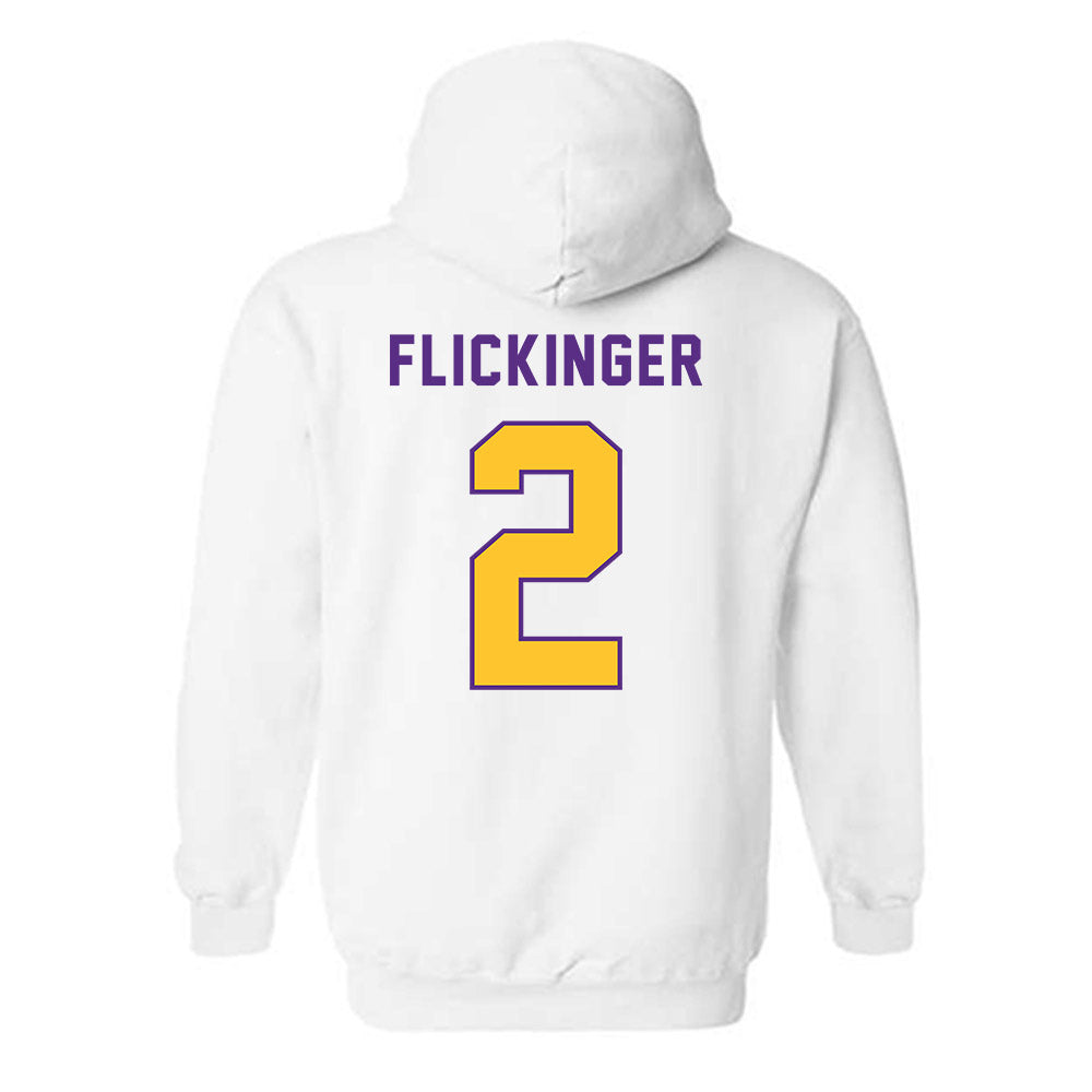 LSU - NCAA Women's Volleyball : Paige Flickinger - Classic Shersey Hooded Sweatshirt-1