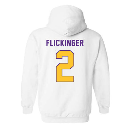 LSU - NCAA Women's Volleyball : Paige Flickinger - Classic Shersey Hooded Sweatshirt-1
