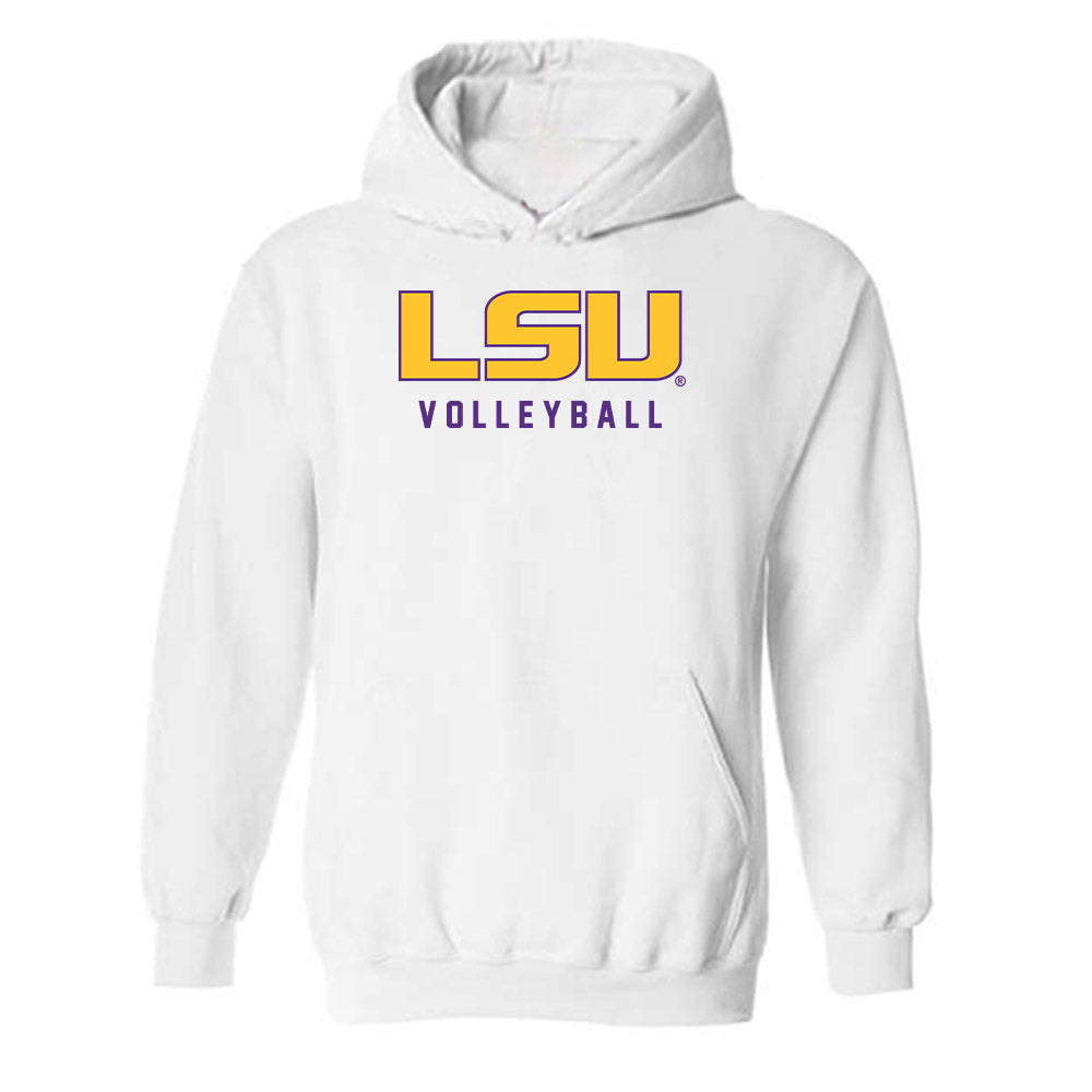 LSU - NCAA Women's Volleyball : Laurel Cassidy - Classic Shersey Hooded Sweatshirt-0