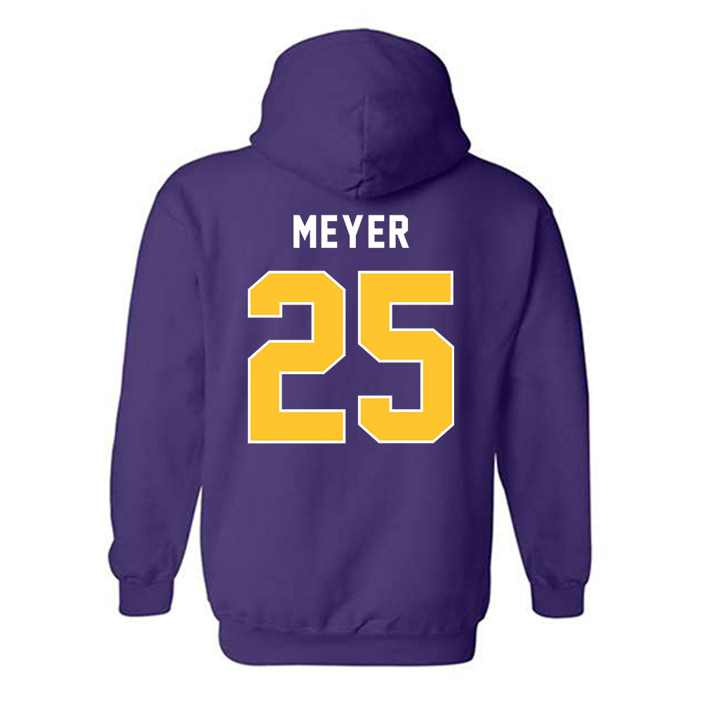 LSU - NCAA Beach Volleyball : Emily Meyer - Classic Shersey Hooded Sweatshirt-1