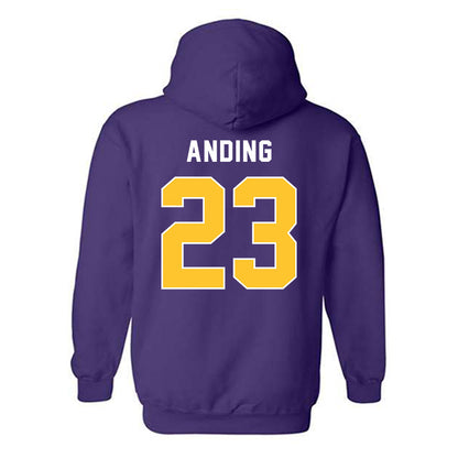LSU - NCAA Football : Aidan Anding - Classic Shersey Hooded Sweatshirt-1