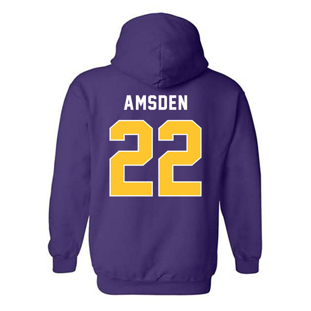 LSU - NCAA Women's Soccer : Ava Amsden - Classic Shersey Hooded Sweatshirt-1