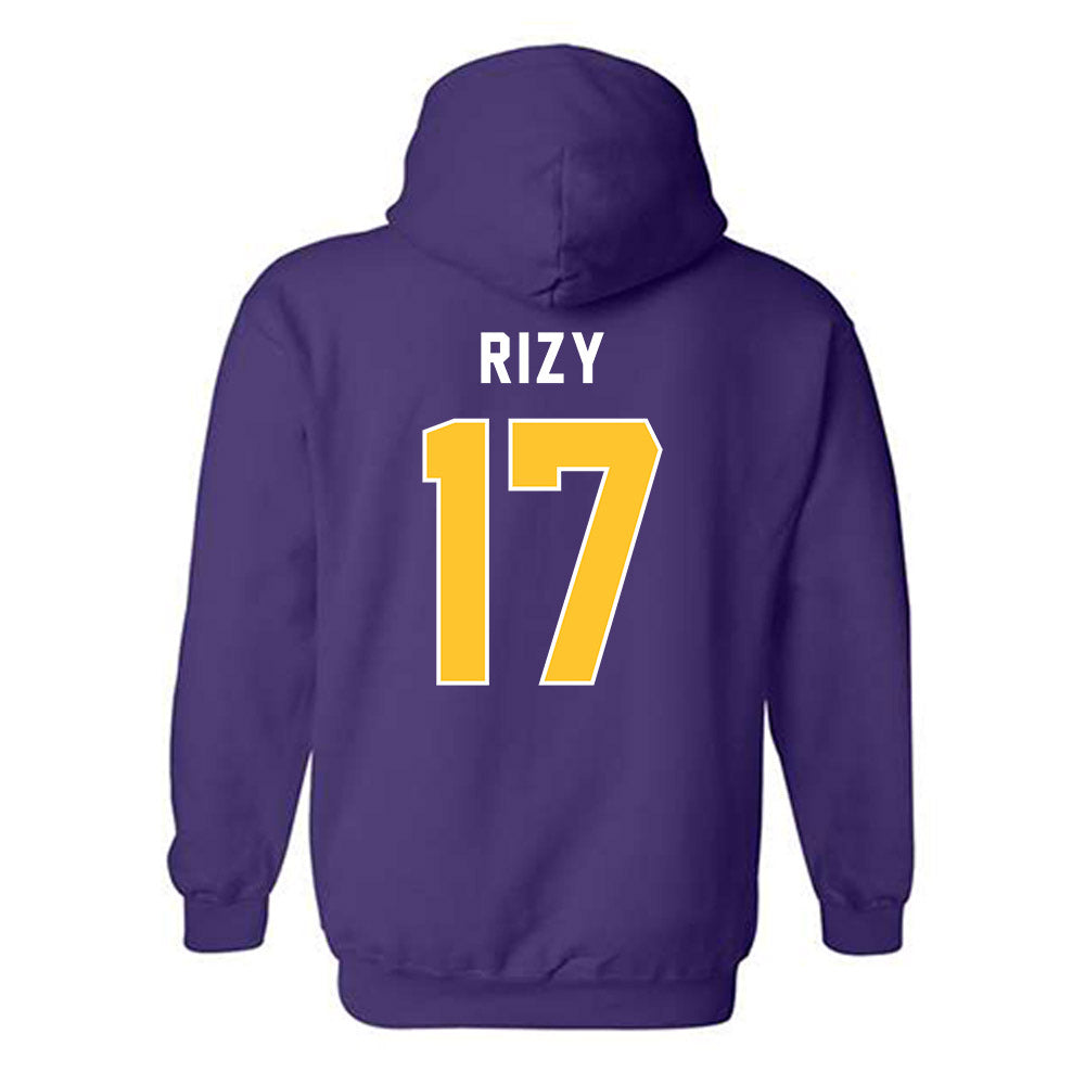LSU - NCAA Baseball : Mavrick Rizy - Classic Shersey Hooded Sweatshirt-1