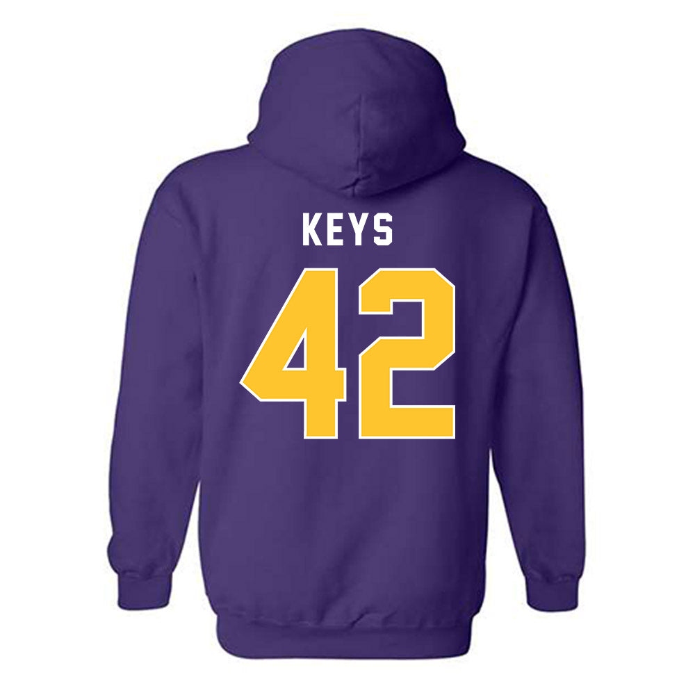 LSU - NCAA Football : Davhon Keys - Classic Shersey Hooded Sweatshirt-1