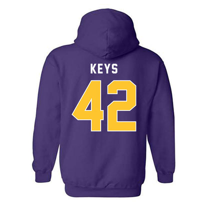 LSU - NCAA Football : Davhon Keys - Classic Shersey Hooded Sweatshirt-1