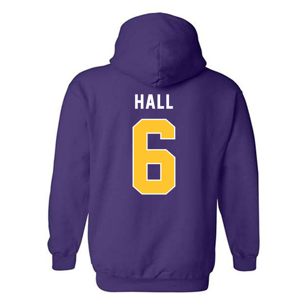 LSU - NCAA Beach Volleyball : Forbes Hall - Classic Shersey Hooded Sweatshirt-1