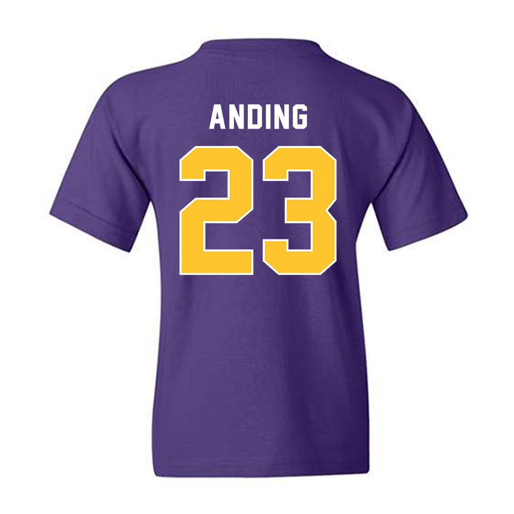 LSU - NCAA Football : Aidan Anding - Classic Shersey Youth T-Shirt-1