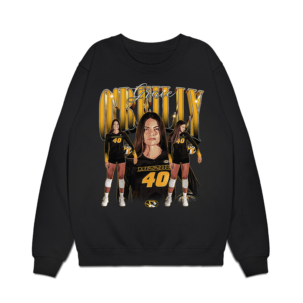 Missouri - NCAA Women's Volleyball : Grace OReilly - Collage Premium Crewneck Sweatshirt-0