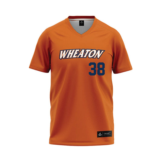 Wheaton IL - NCAA Baseball : Aidan Toal - Orange Baseball Jersey-0