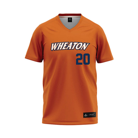 Wheaton IL - NCAA Baseball : James Scott - Orange Baseball Jersey-0
