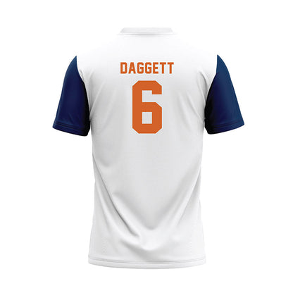 Wheaton IL - NCAA Baseball : Cole Daggett - White Baseball Jersey-1