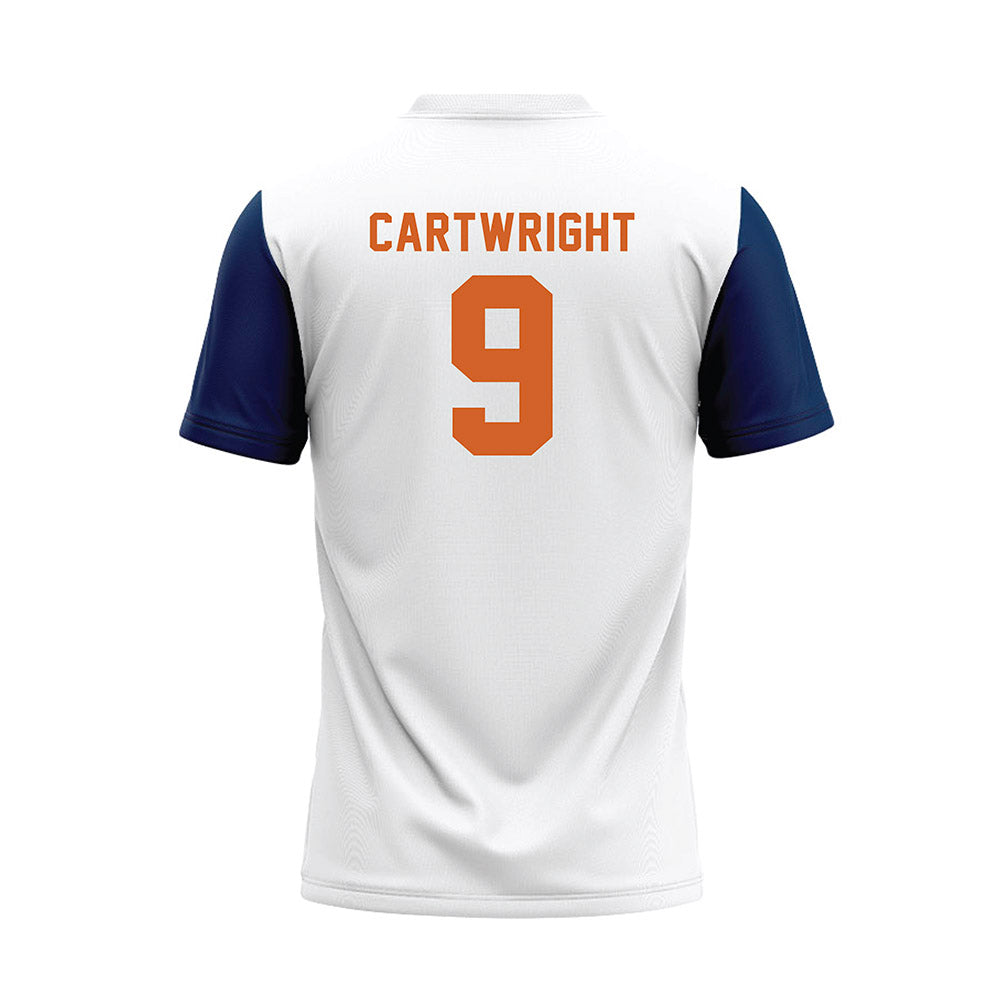 Wheaton IL - NCAA Baseball : Ryan Cartwright - White Baseball Jersey-1