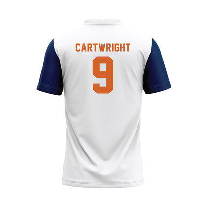 Wheaton IL - NCAA Baseball : Ryan Cartwright - White Baseball Jersey-1