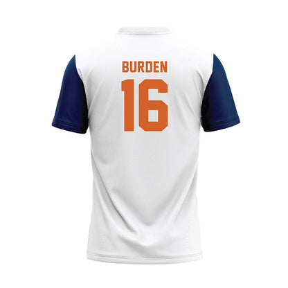 Wheaton IL - NCAA Baseball : Nate Burden - White Baseball Jersey-1