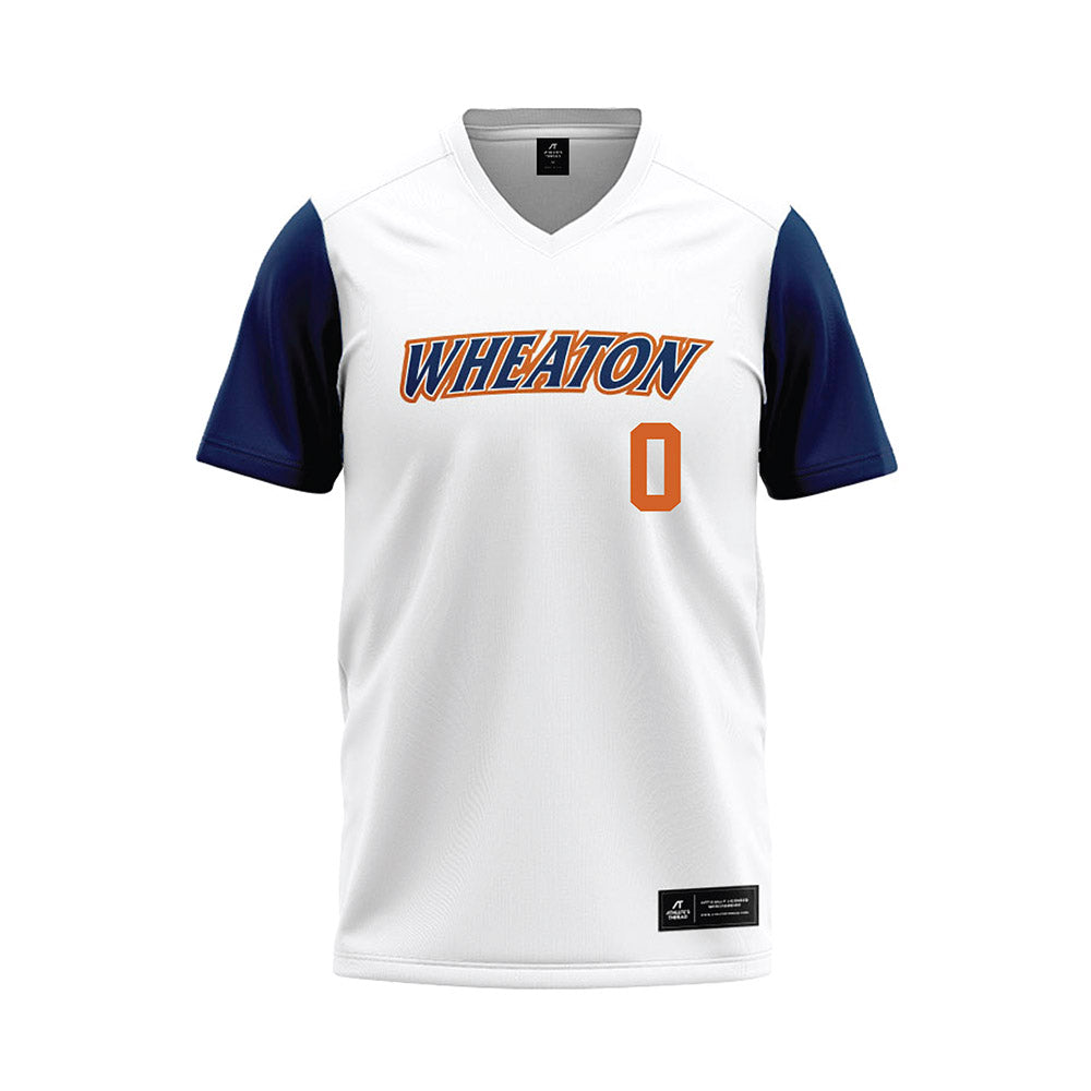 Wheaton IL - NCAA Baseball : Caleb Snyder - White Baseball Jersey-0
