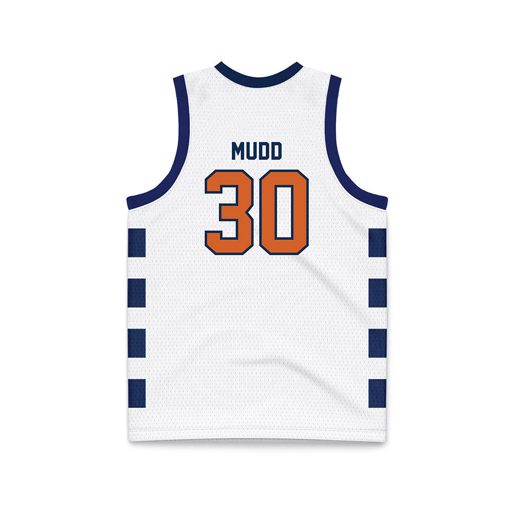 Wheaton IL - NCAA Men's Basketball : Cayden Mudd - White Basketball Jersey-1