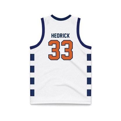 Wheaton IL - NCAA Men's Basketball : Noah Hedrick - White Basketball Jersey-1