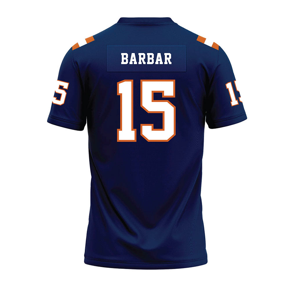 Wheaton IL - NCAA Football : Anthony Barbar - Navy Premium Football Jersey-1
