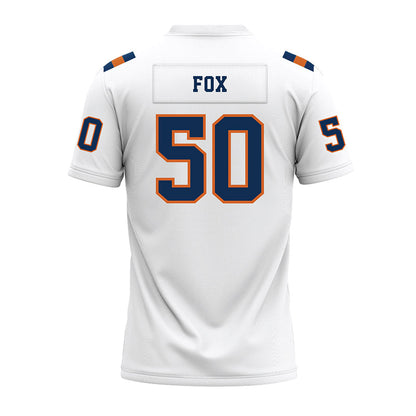Wheaton IL - NCAA Football : Luke Fox - White Premium Football Jersey-1