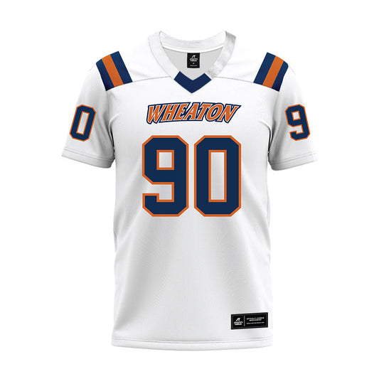 Wheaton IL - NCAA Football : Josh Tramm - White Premium Football Jersey-0