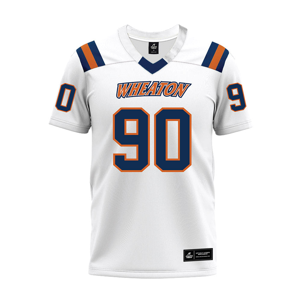 Wheaton IL - NCAA Football : Nick Stambaugh - White Premium Football Jersey-0