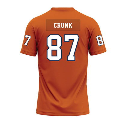 Wheaton IL - NCAA Football : Ethan Crunk - Orange Premium Football Jersey-1