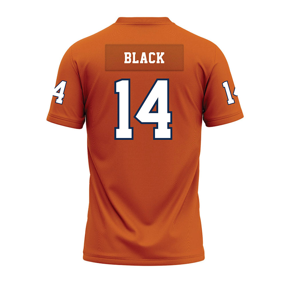 Wheaton IL - NCAA Football : Reid Black - Orange Premium Football Jersey-1