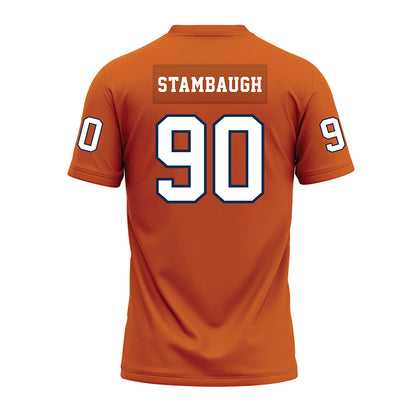 Wheaton IL - NCAA Football : Nick Stambaugh - Orange Premium Football Jersey-1