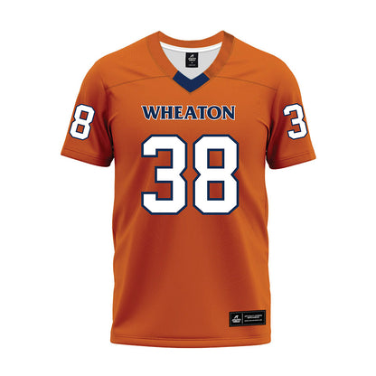 Wheaton IL - NCAA Football : Luke Peays - Orange Premium Football Jersey-0