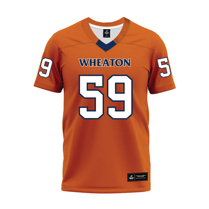 Wheaton IL - NCAA Football : Dawson McLaughlin - Orange Premium Football Jersey-0