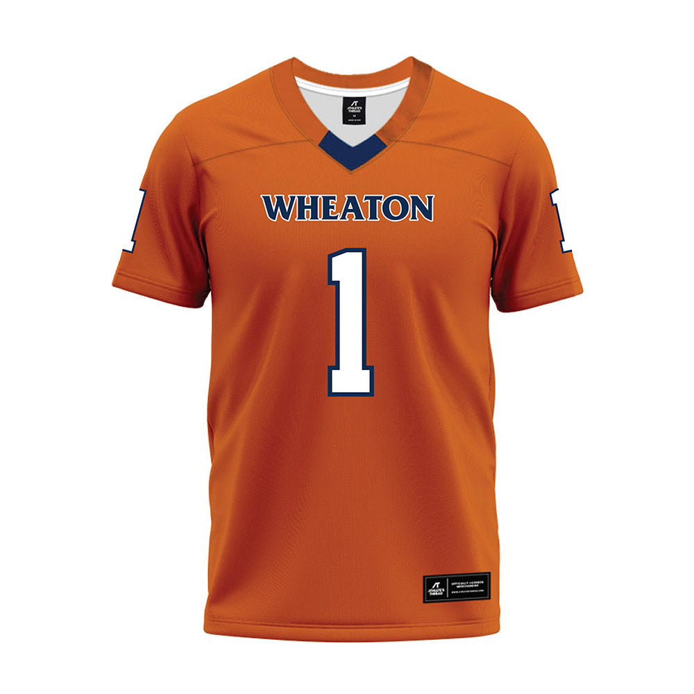 Wheaton IL - NCAA Football : Ryan Kenyon - Orange Premium Football Jersey-0