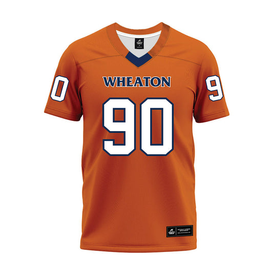 Wheaton IL - NCAA Football : Josh Tramm - Orange Premium Football Jersey-0