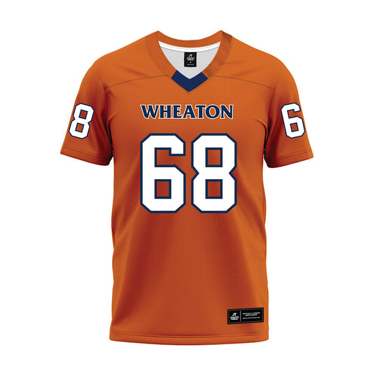Wheaton IL - NCAA Football : Drew Sisson - Orange Premium Football Jersey-0