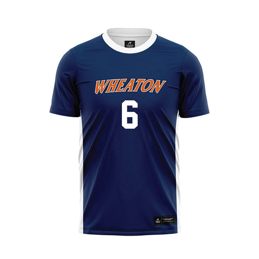 Wheaton IL - NCAA Men's Soccer : Brody Prochnow - Navy Soccer Jersey-0