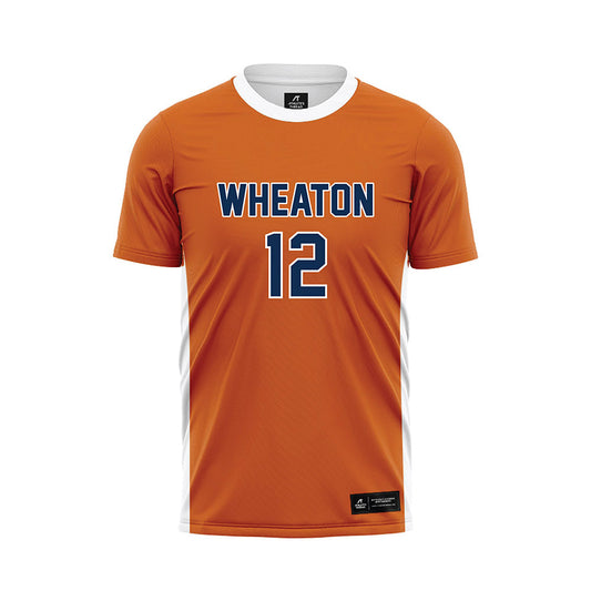 Wheaton IL - NCAA Men's Soccer : Cooper Falling - Orange Soccer Jersey-0