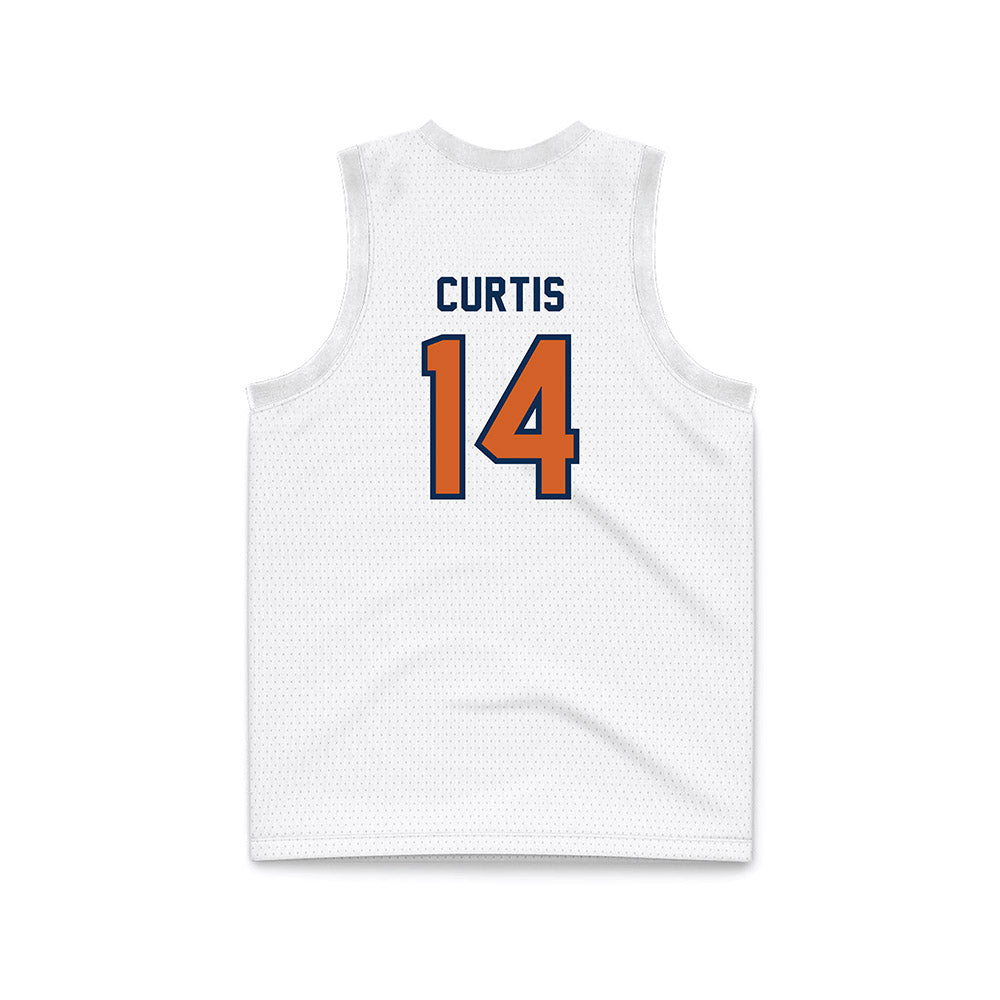 Wheaton IL - NCAA Women's Basketball : Mikaela Curtis - White Basketball Jersey-1