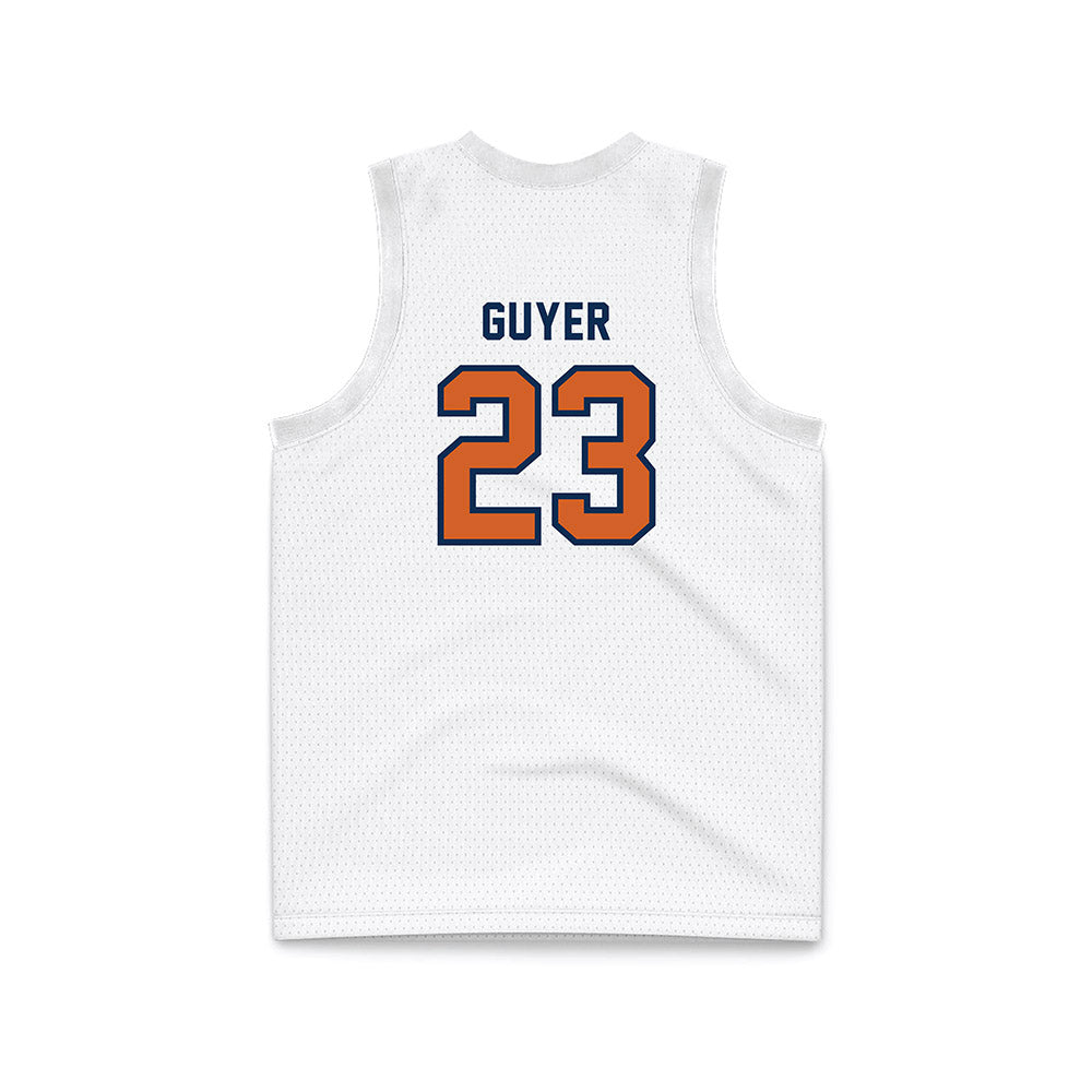 Wheaton IL - NCAA Women's Basketball : Lauren Guyer - White Basketball Jersey-1