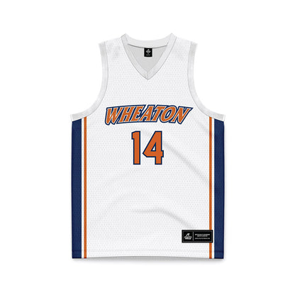 Wheaton IL - NCAA Women's Basketball : Mikaela Curtis - White Basketball Jersey-0