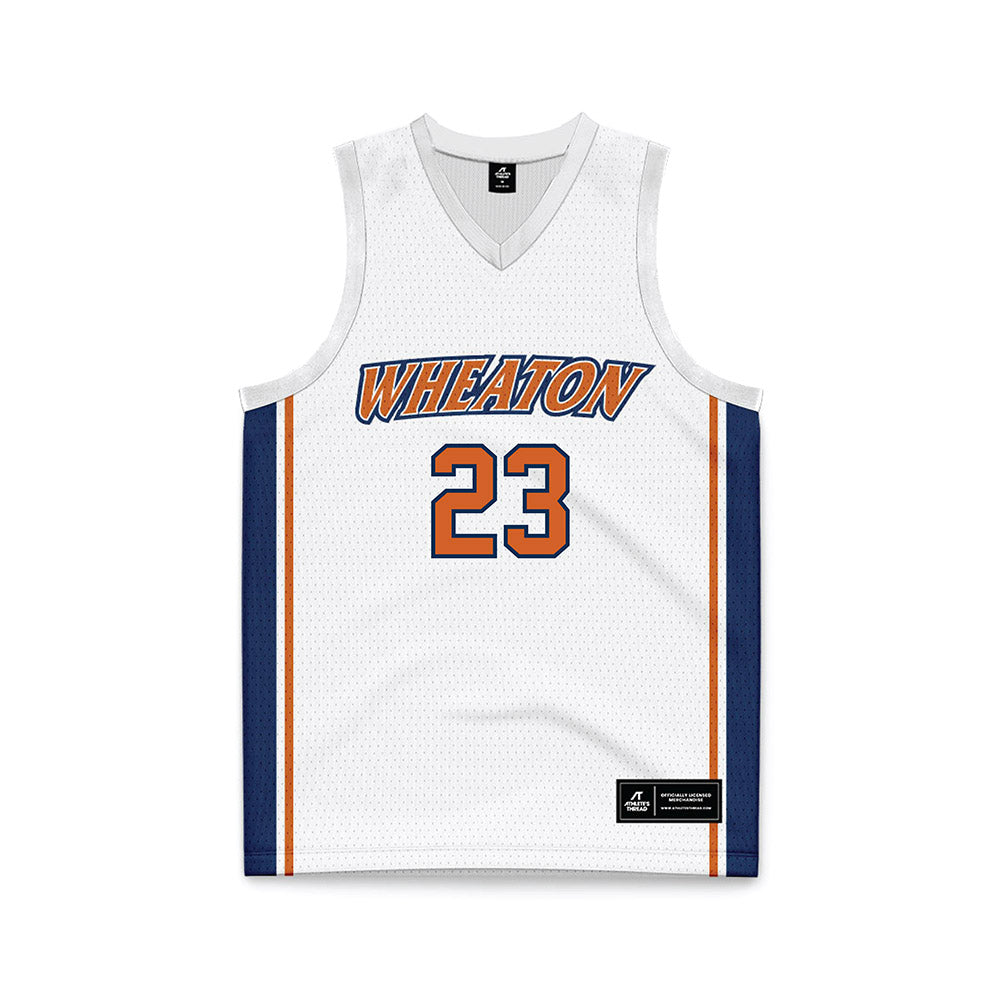 Wheaton IL - NCAA Women's Basketball : Lauren Guyer - White Basketball Jersey-0