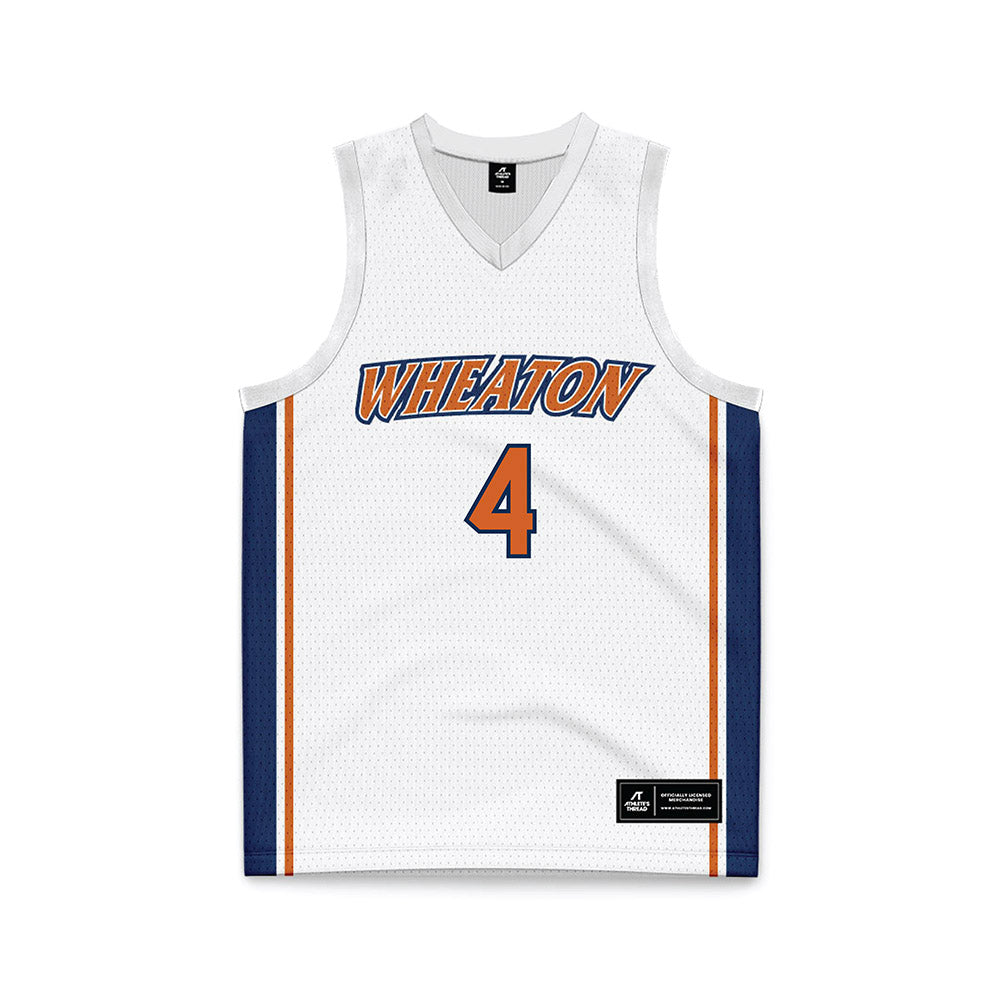 Wheaton IL - NCAA Women's Basketball : Lydia Brogan - White Basketball Jersey-0