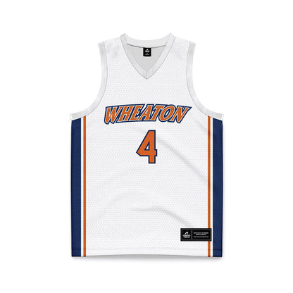 Wheaton IL - NCAA Women's Basketball : Lydia Brogan - White Basketball Jersey-0